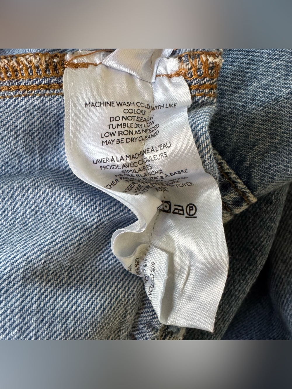 Pilcro Anthropologie Ultra High-Rise Relaxed Pull-On Jeans Blue Drawstring S - Picture 10 of 10